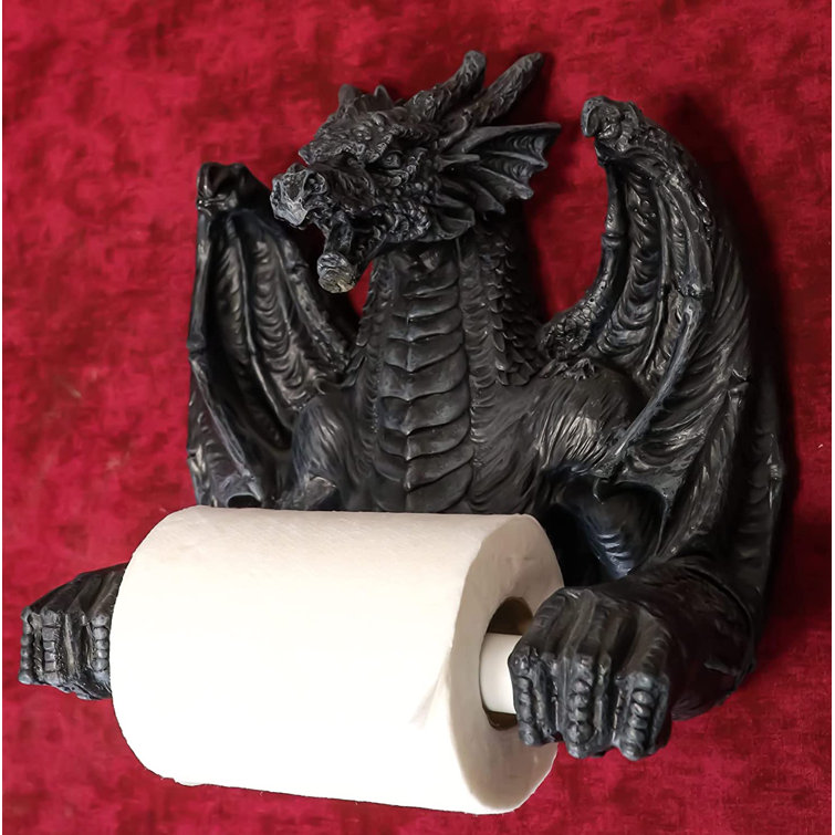 Trinx Saurian Servant Mythical Gothic Serpentine Dragon Toilet Paper